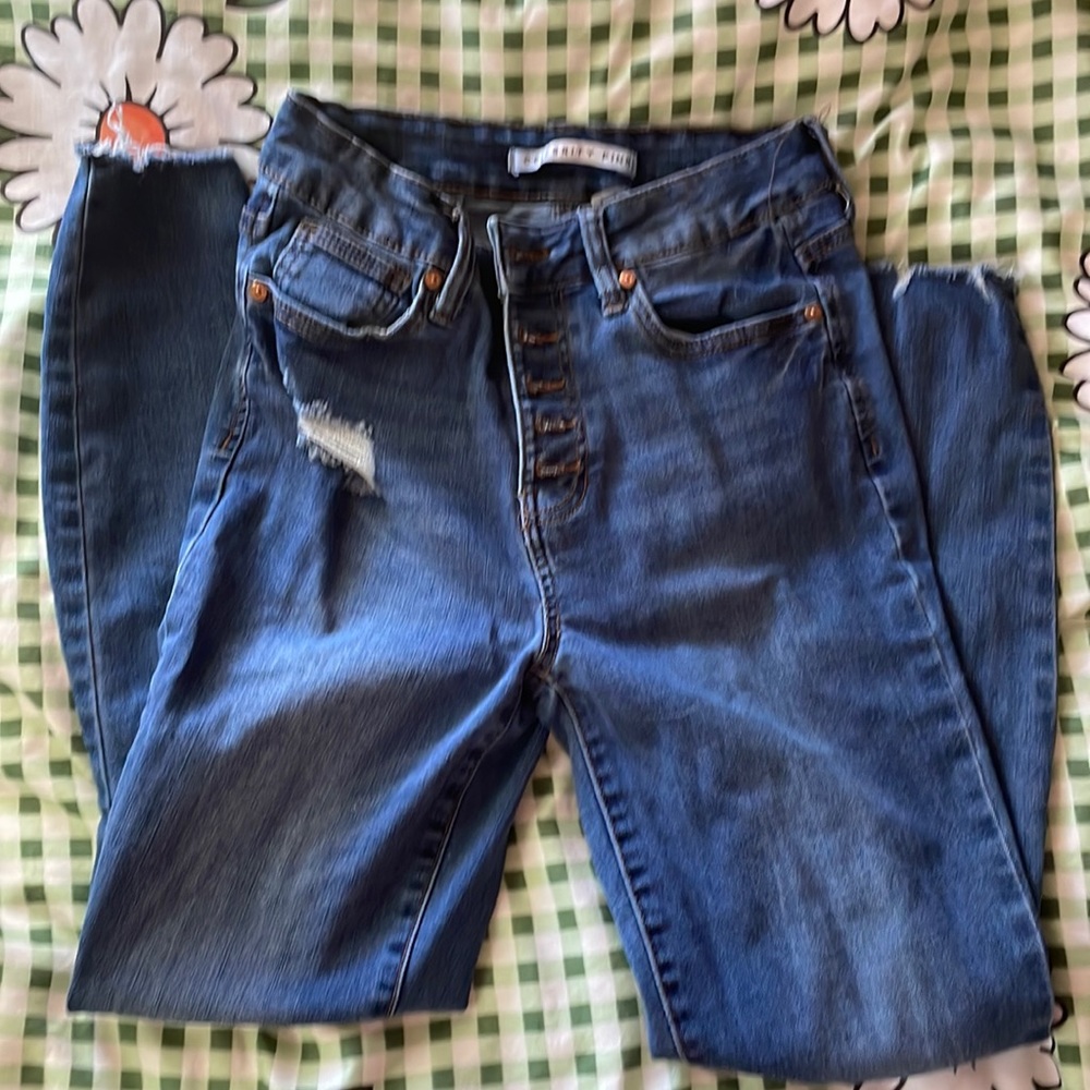 Blue jeans stretchy kids/preteens
